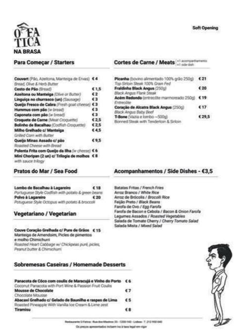 brasa hopkins menu|O FATICA NA BRASA, Lisbon .